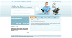 Desktop Screenshot of khel-zubni.cz