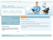 Tablet Screenshot of khel-zubni.cz
